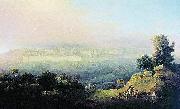 Maxim Nikiforovich Vorobiev View of Jerusalem oil painting reproduction